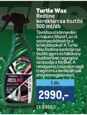 Turtle Wax Redline keréktárcsa tisztító 500 ml/db