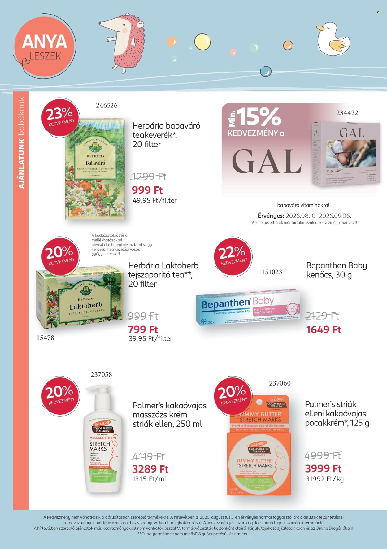 Rossmann akciós újságok - 2026.08.10 - 2026.09.06. Oldal 6