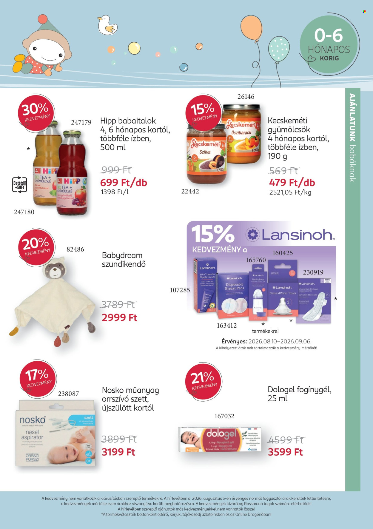 Rossmann akciós újságok - 2026.08.10 - 2026.09.06. Oldal 7