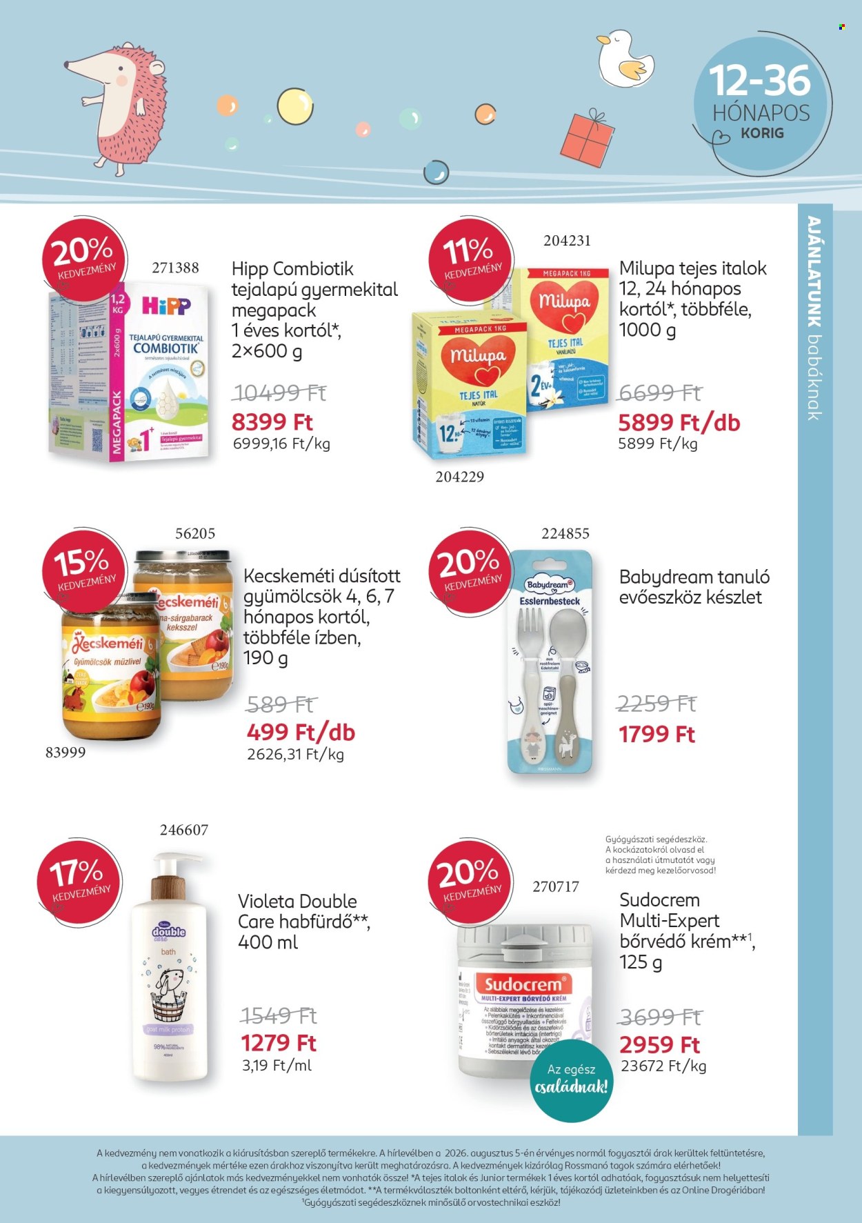 Rossmann akciós újságok - 2026.08.10 - 2026.09.06. Oldal 9