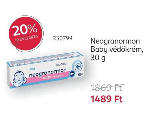 Neogranormon Baby védőkrém, 30 g