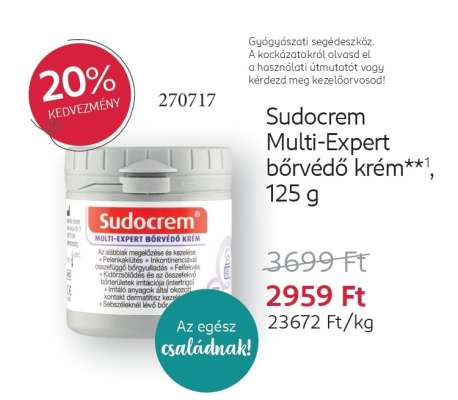 SUDOCREM MULTI-EXPERT BŐRVÉDŐ KRÉM