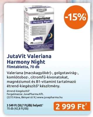 JutaVit Valeriana Harmony Night
