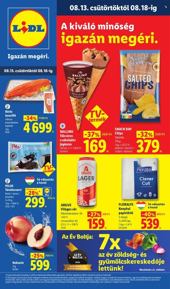 Lidl akciós újságok - 2026.08.13 - 2026.08.19. Oldal 1