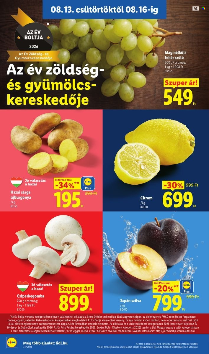Lidl akciós újságok - 2026.08.13 - 2026.08.19. Oldal 4