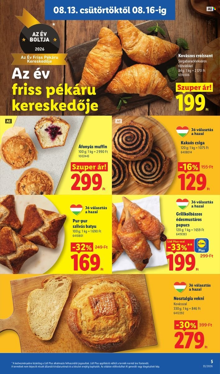 Lidl akciós újságok - 2026.08.13 - 2026.08.19. Oldal 5