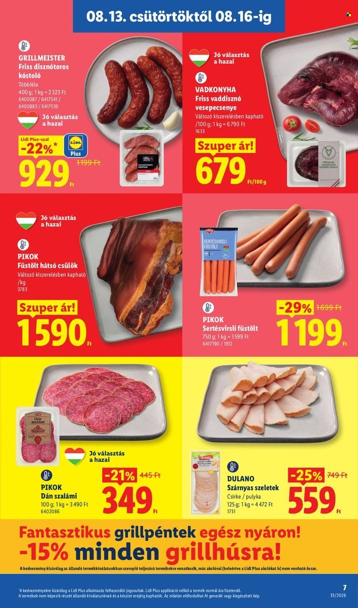 Lidl akciós újságok - 2026.08.13 - 2026.08.19. Oldal 7