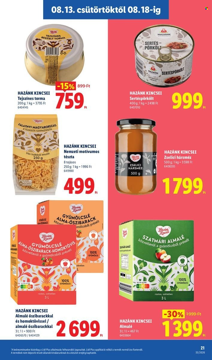 Lidl akciós újságok - 2026.08.13 - 2026.08.19. Oldal 21