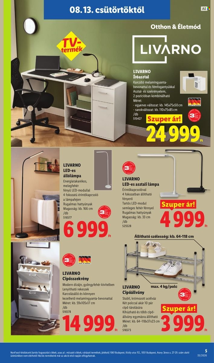 Lidl akciós újságok - 2026.08.13 - 2026.08.19. Oldal 5