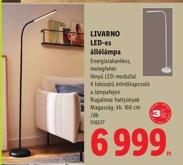 Livarno LED-es állólámpa