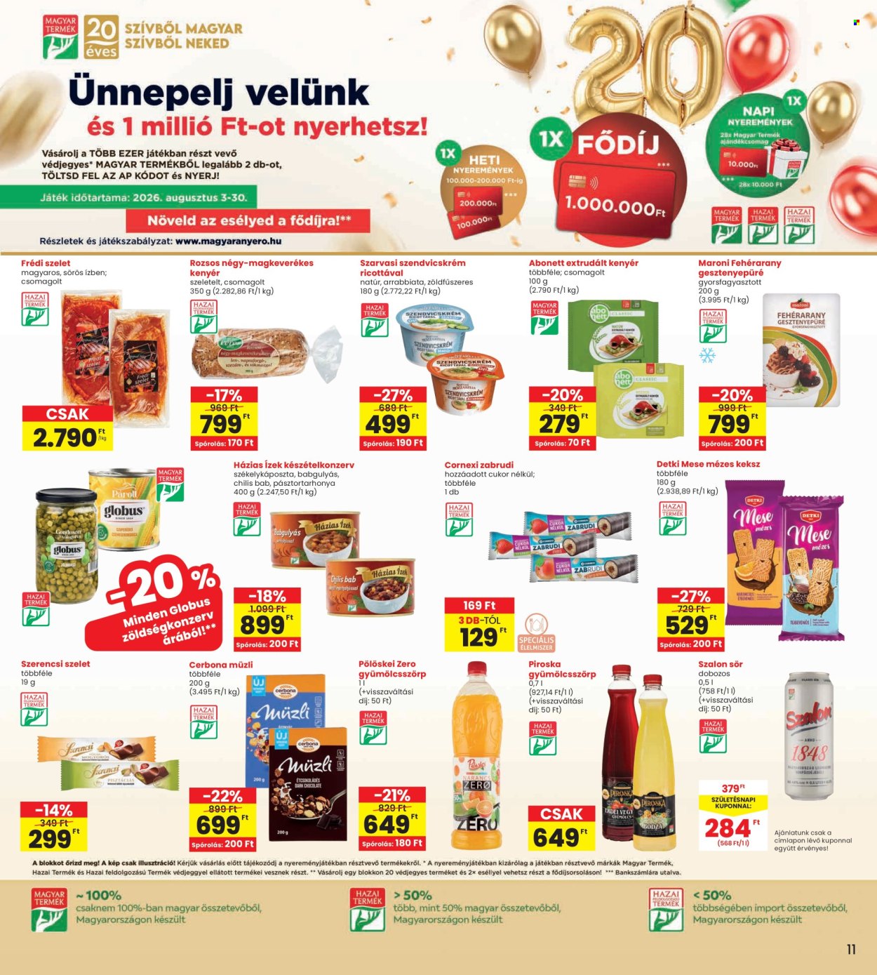 INTERSPAR akciós újságok - 2026.08.13 - 2026.08.19. Oldal 11