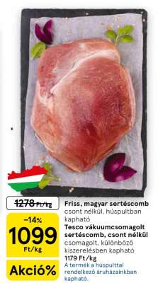 Friss magyar sertéscomb