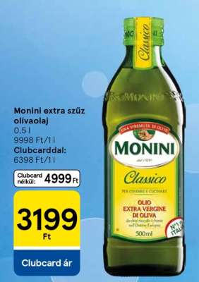 MONINI Extra szűz olívaolaj