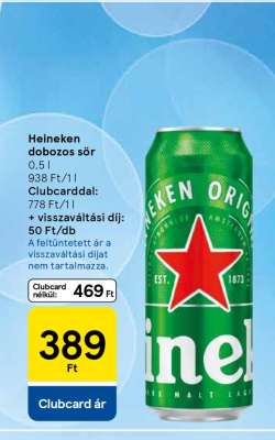 Heineken Dobozos Sör