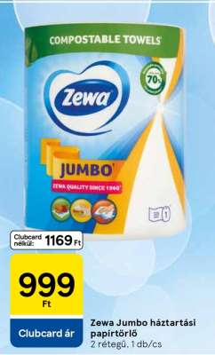 Zewa Jumbo háztartási papírtörlő