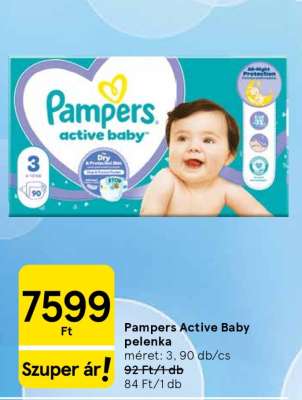 Pampers Active Baby pelenka