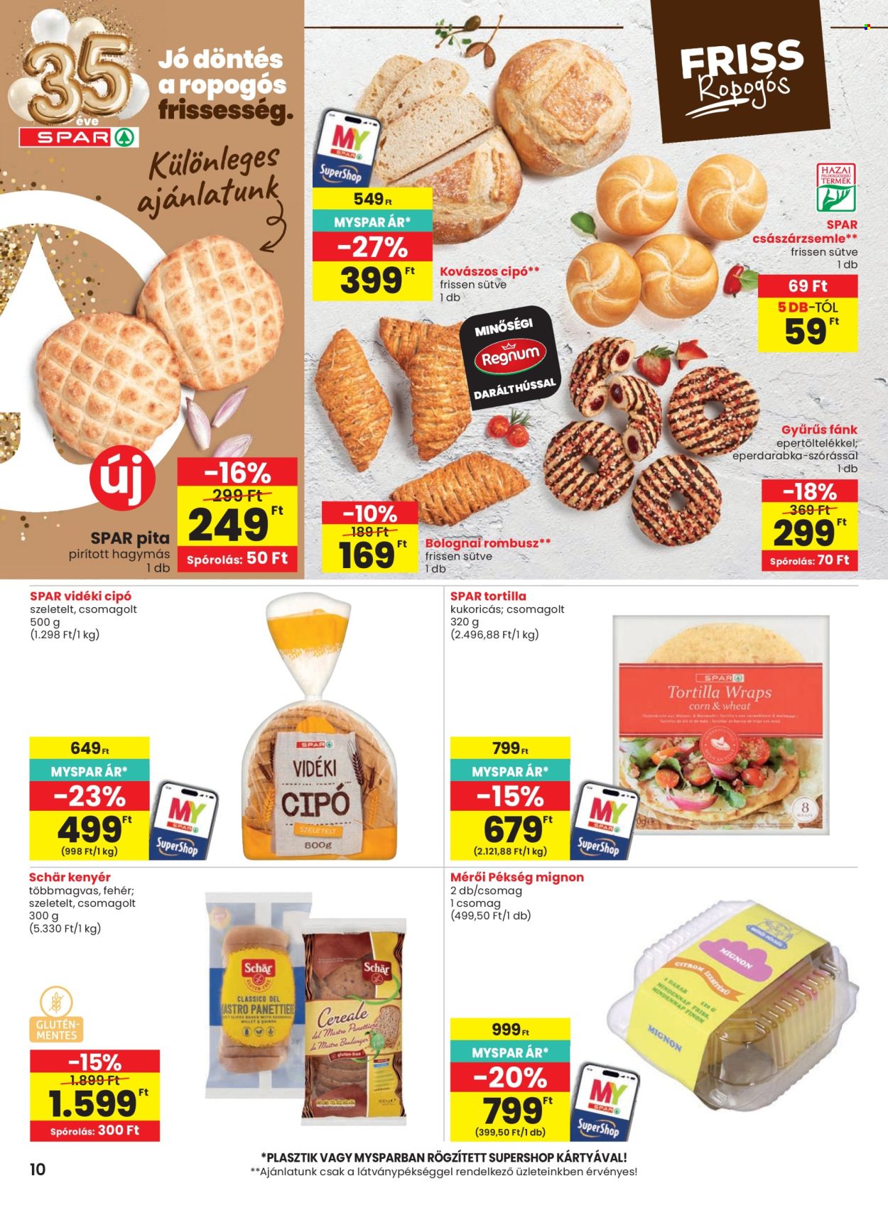 SPAR akciós újságok - 2026.08.13 - 2026.08.19. Oldal 10