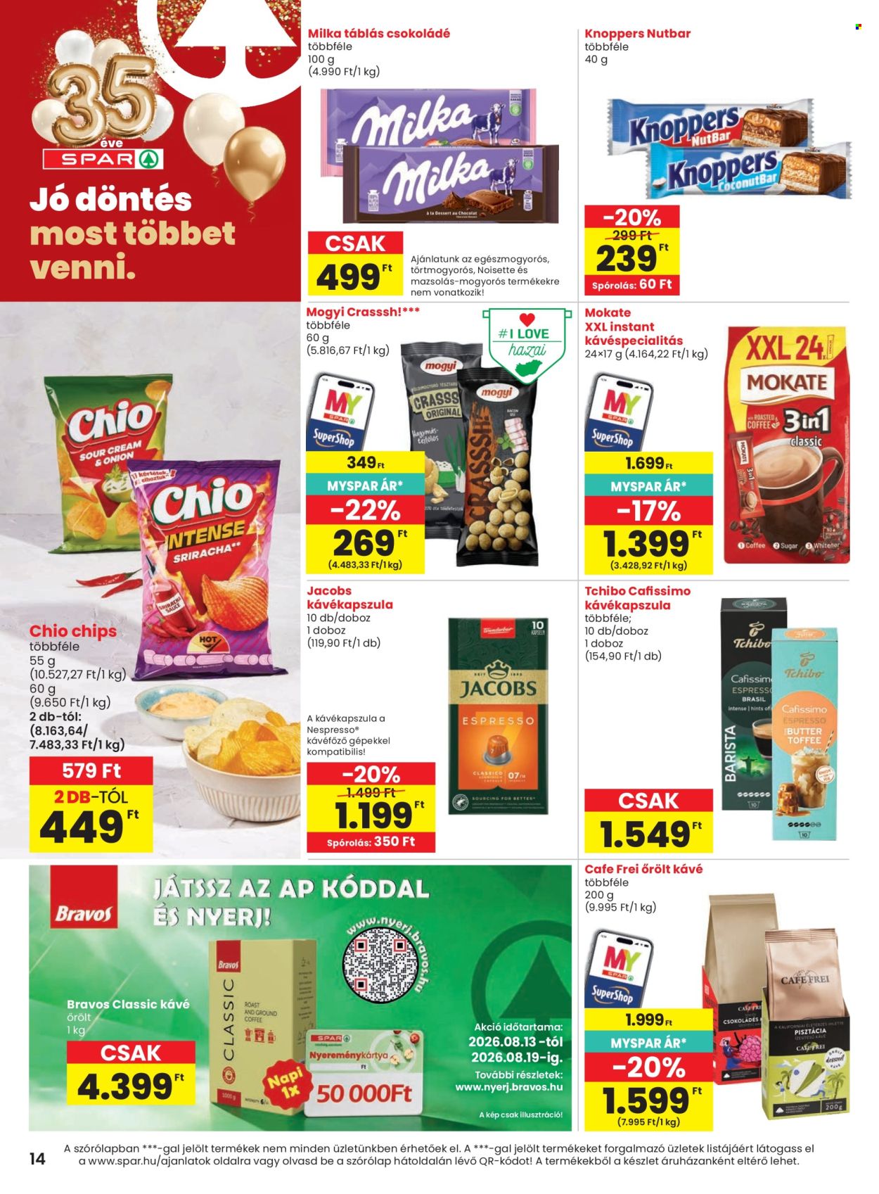 SPAR akciós újságok - 2026.08.13 - 2026.08.19. Oldal 14