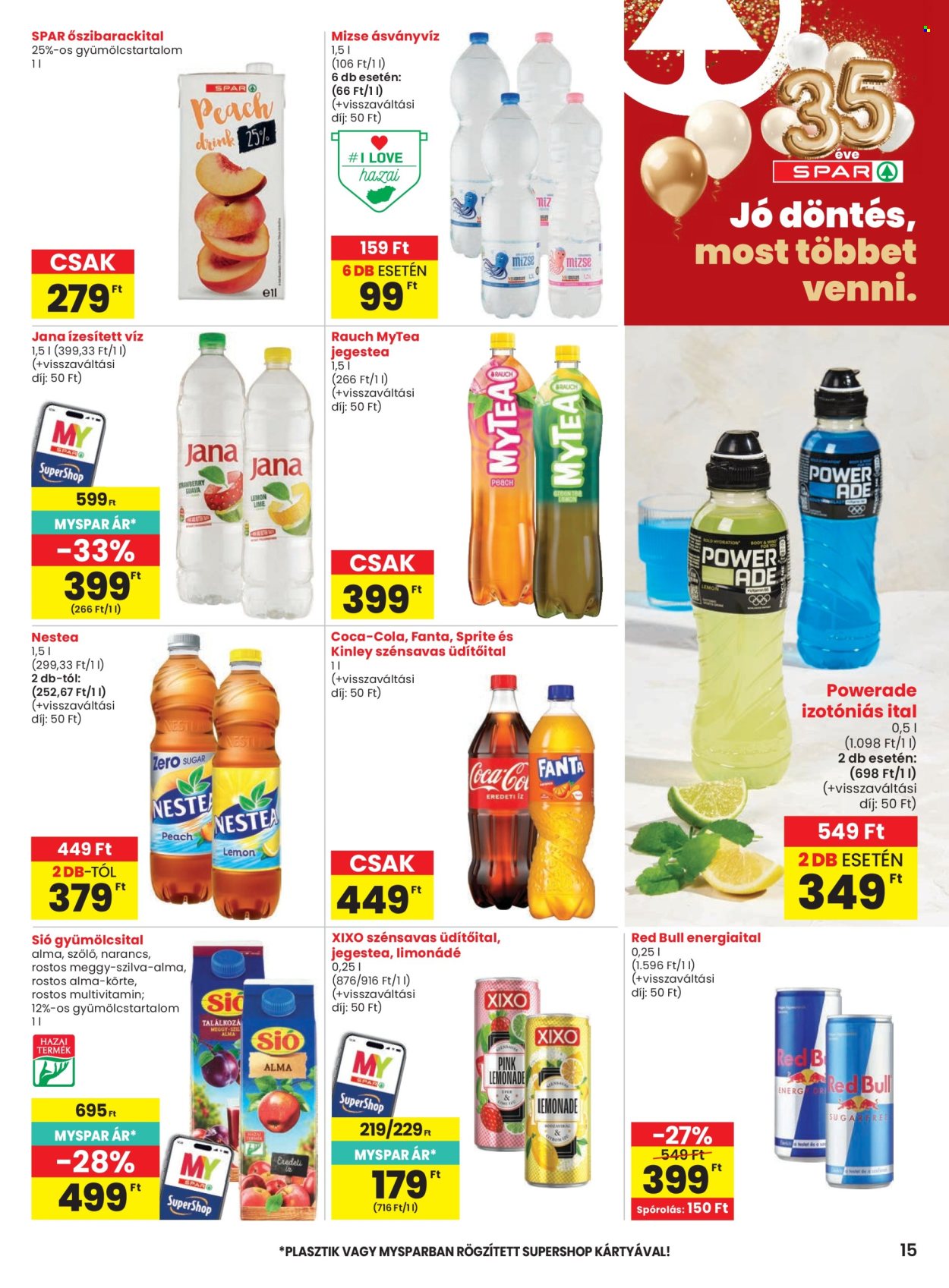 SPAR akciós újságok - 2026.08.13 - 2026.08.19. Oldal 15