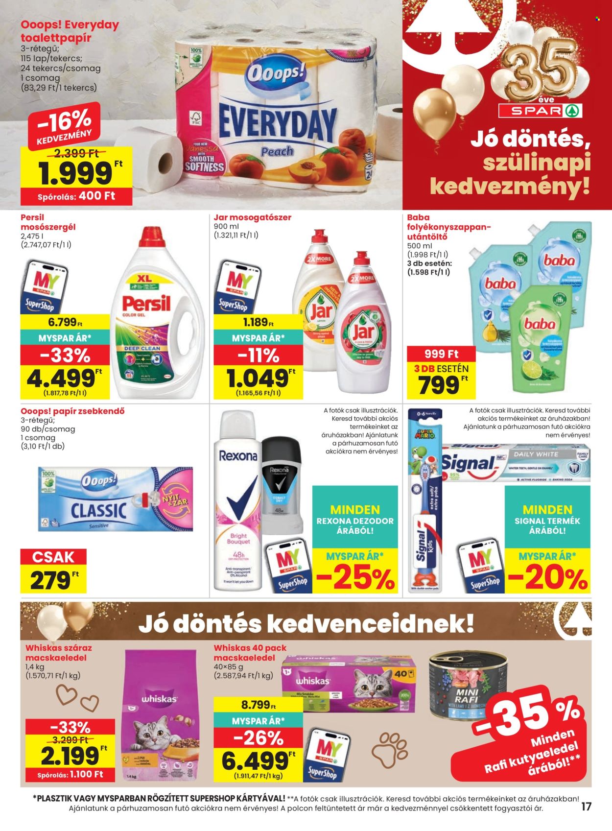 SPAR akciós újságok - 2026.08.13 - 2026.08.19. Oldal 17