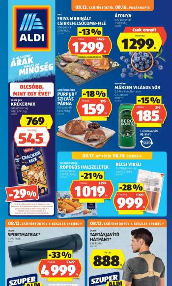 Újság Aldi - 2026.08.13 - 2026.08.19.