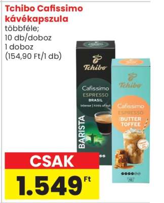 Tchibo Cafissimo Kávékapszula