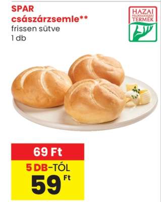 SPAR császárzsemle