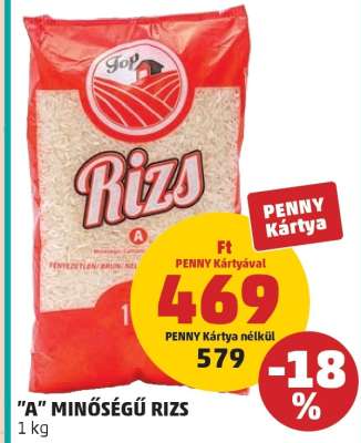 "A" Minőségű Rizs