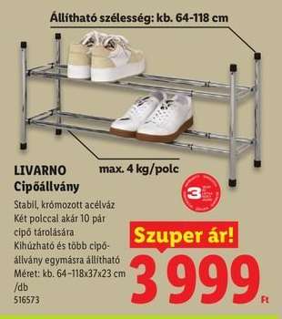 Livarno Cipőállvány