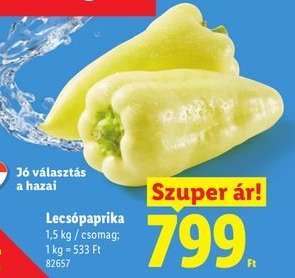 Lecsópaprika