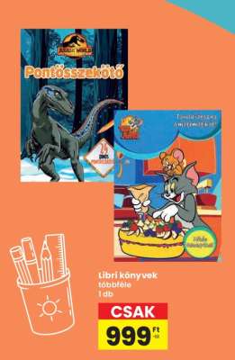 Libri könyvek többféle