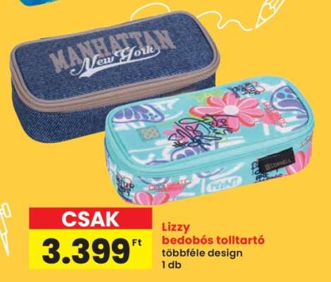 Lizzy bedobós tolltartó
