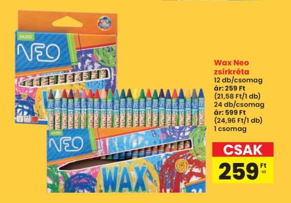 Wax Neo zsírkréta