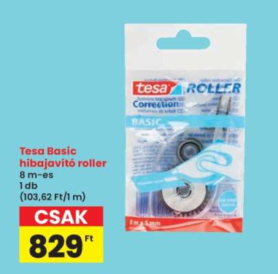 Tesa Basic hibajavító roller