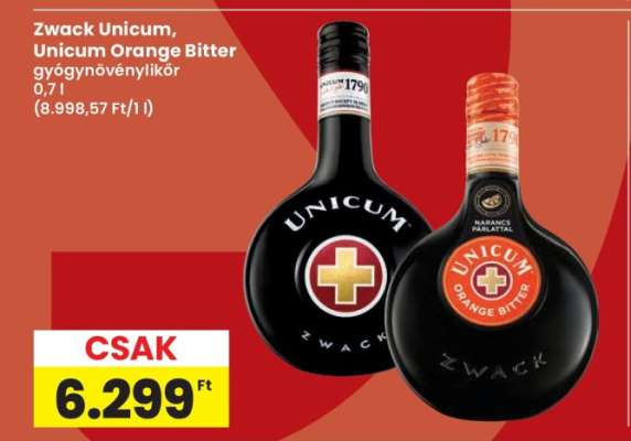 Zwack Unicum, Unicum Orange Bitter