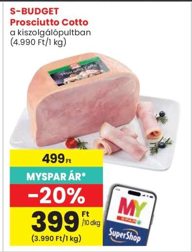 S-BUDGET Prosciutto Cotto