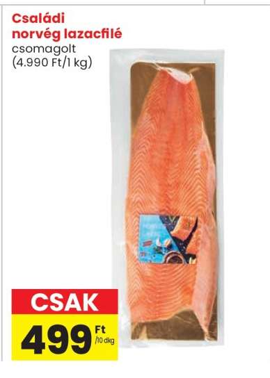 Családi norvég lazacfilé