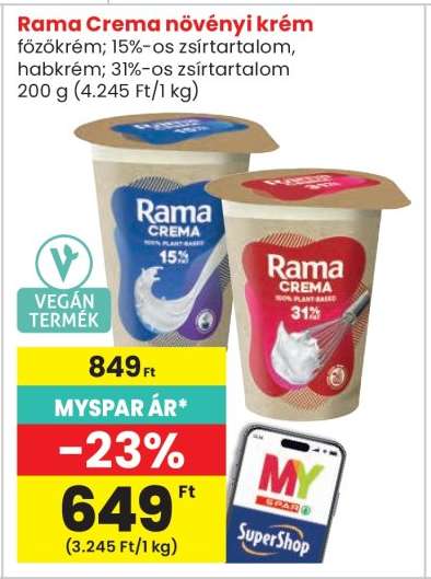 Rama Crema növényi krém