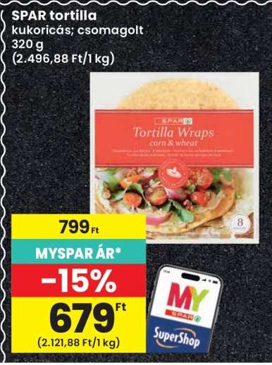 SPAR tortilla