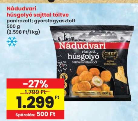 Nádudvari húsgolyó sajttal töltve