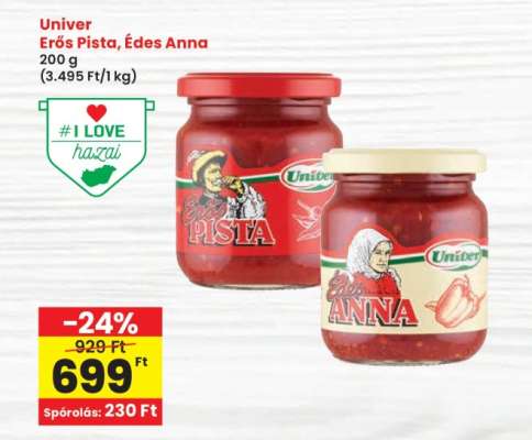 Univer Erős Pista, Édes Anna