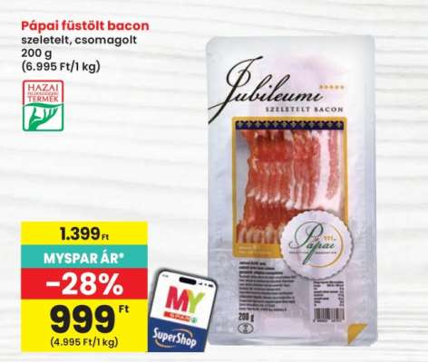Pápai Füstölt Bacon
