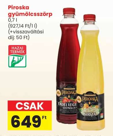 Piroska Gyümölcsszörp