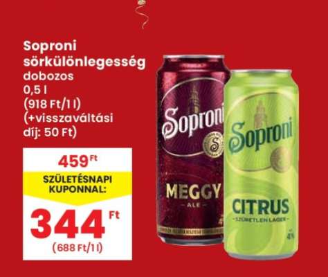 Soproni sörkülönlegesség