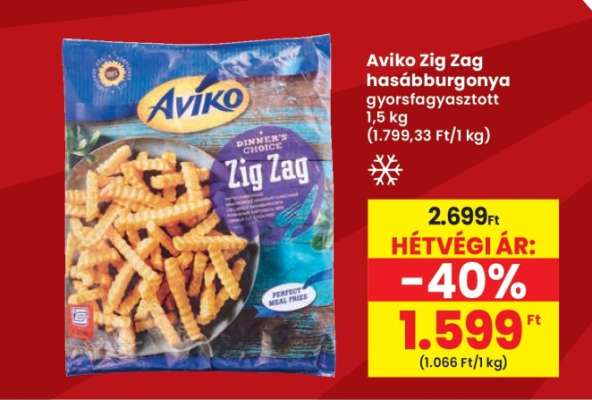 AVIKO Zig-Zag Hasábburgonya