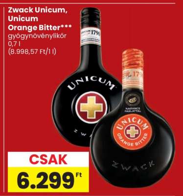 Zwack Unicum, Unicum Orange Bitter