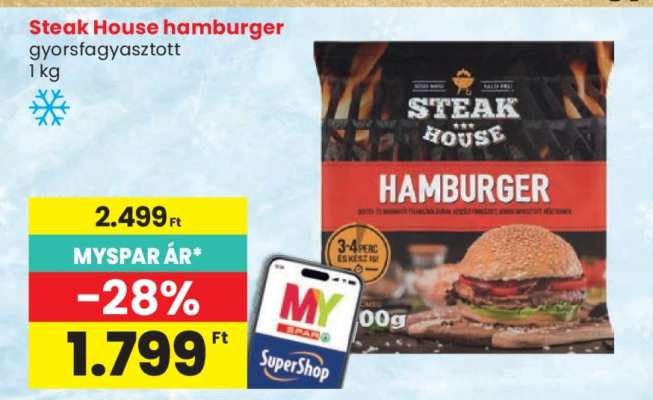 Steak House hamburger
