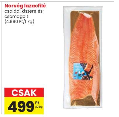 Norvég Lazacfilé