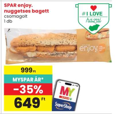 SPAR enjoy. nuggetses bagett