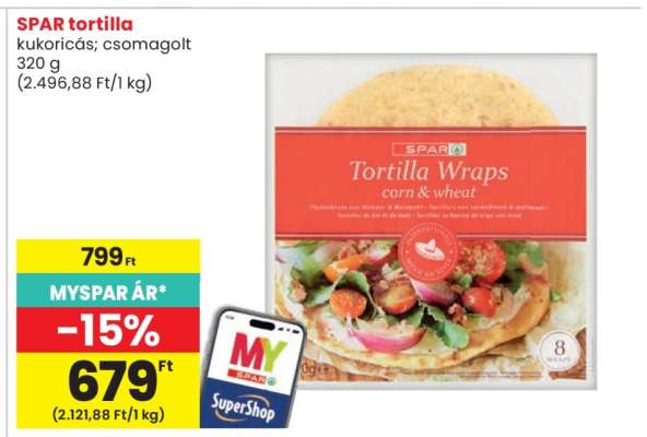 SPAR tortilla